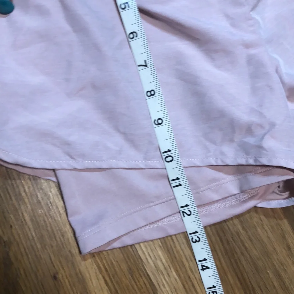 REEBOK pink performance running shorts